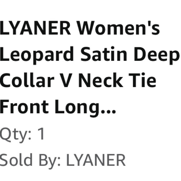 Leopard Print Silk Dress - Picture 2 of 2